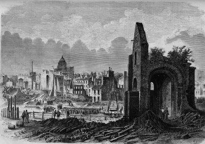 Transformations de Paris sous le Second Empire, Paris haussmannien : ruines de l