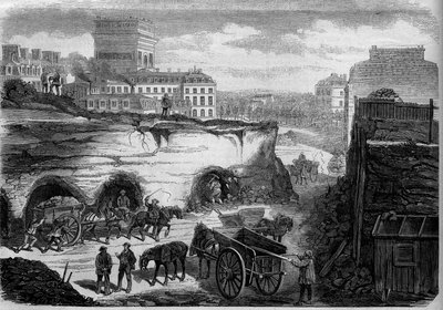 Transformations de Paris sous le Second Empire, Paris Haussmann : percement du boulevard du Roi de Rome (aujourd