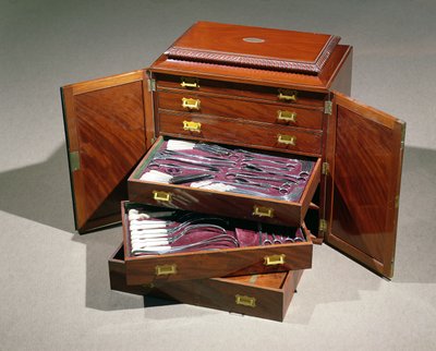 Trousse chirurgicale de voyage appartenant à Baron Guillaume Dupuytren (1777-1859) - French School