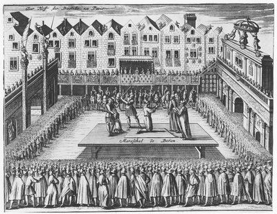 Procès et exécution de Charles de Gontaut, Duc de Biron - French School