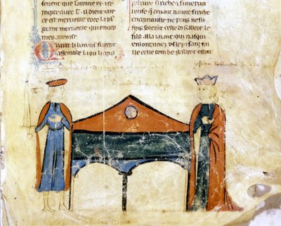 Tristan et Iseult. Miniature d