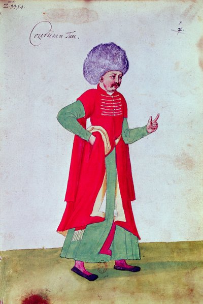 Courtisan turc, 1567 - French School