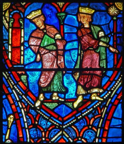 Deux mages suivent l