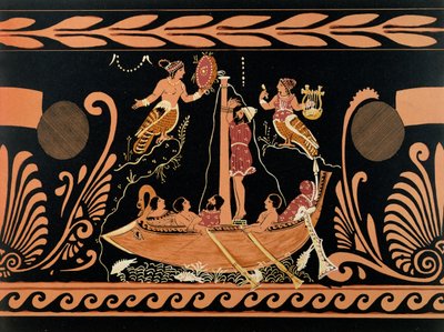 Ulysse et les sirènes, illustration d