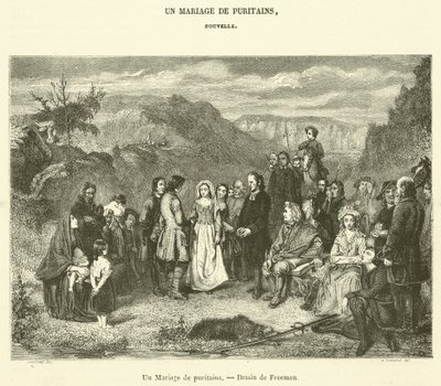 Un Mariage de puritains - French School