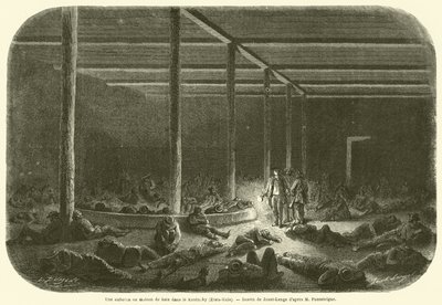 Une auberge ou maison de bois dans le Kentucky (États-Unis) - French School