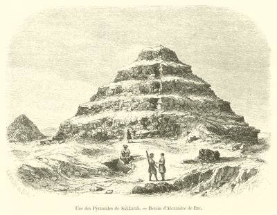 Une des Pyramides de Sakkarah - French School