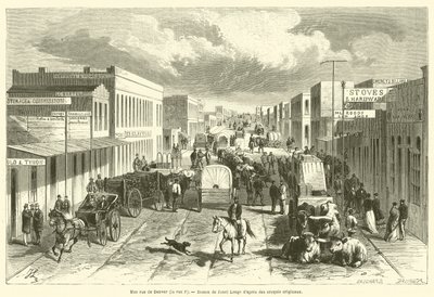 Une rue de Denver, la rue F - French School