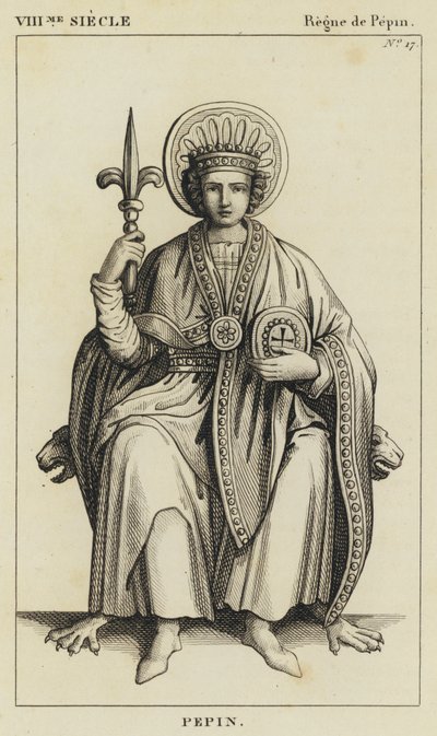 VIIIe siècle, règne de Pépin, Pépin - French School