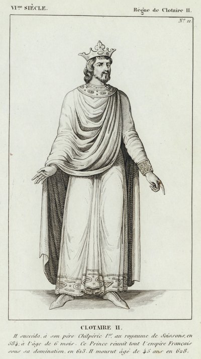 VIe siècle, Règne de Clotaire II, Clotaire II - French School