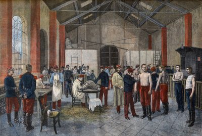Vaccination des recrues dans le régiment dans "Le Petit Journal" du 29 novembre - French School
