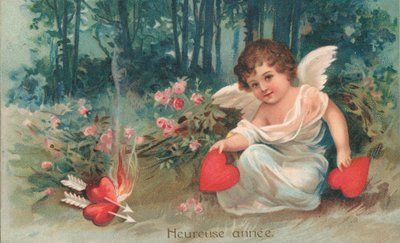 Cupidon de la Saint-Valentin - French School