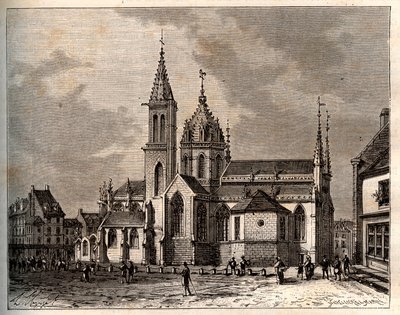 Valognes - Normandie - gravure dans « La France illustrée : géographie, histoire, administration statistique » par V.A. Malt-Brown. 1884 - French School