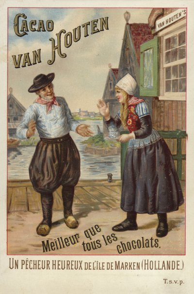 Chocolat Van Houton - Couple néerlandais - French School