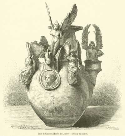 Vase de Canosa, Musée du Louvre - French School