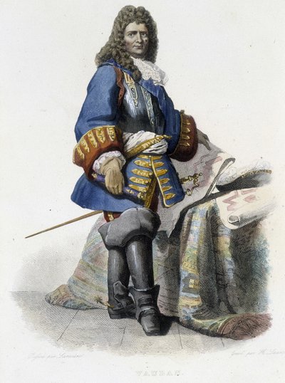 Vauban - dans "Le Plutarque Français", éd. Mennechet - French School