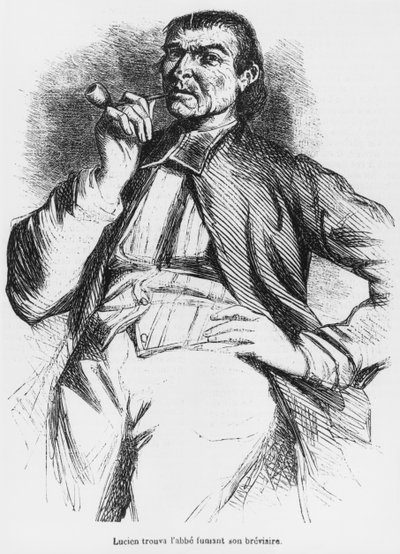 Vautrin, illustration de Splendeurs et Misères des Courtisanes par Honoré de Balzac, publié en 1867 - French School