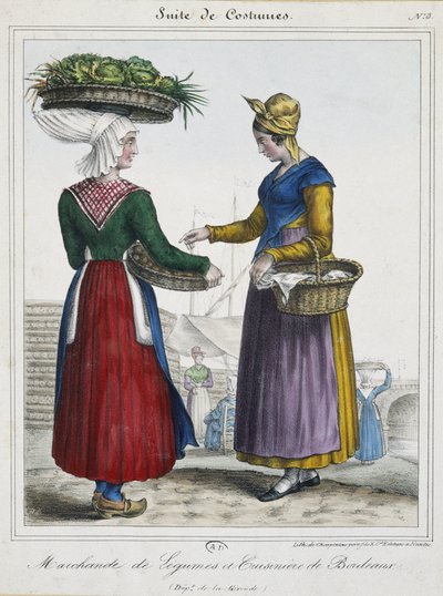 Marchand de légumes et cuisinier de Bordeaux - French School