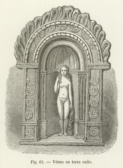 Vénus en terre cuite - French School