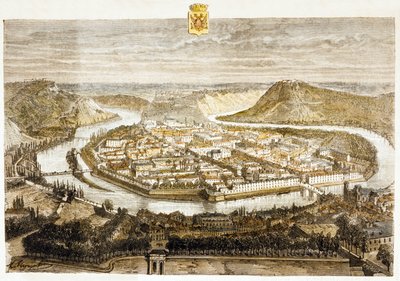 Vue de Besançon, France - French School