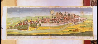Vue de Bourges et de l