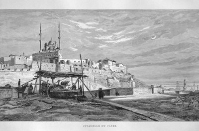 Vue de la Citadelle du Caire, de L