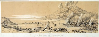 Vue de Pointe-à-Pitre après le tremblement de terre du 8 février - French School