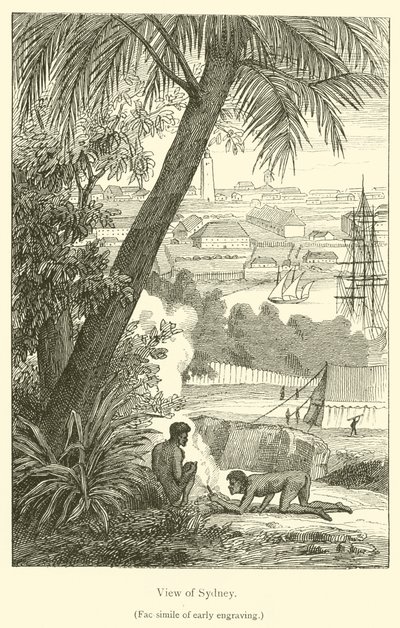 Vue de Sydney - French School