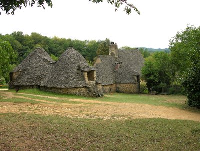 Vue des Cabanes de Breuil - French School