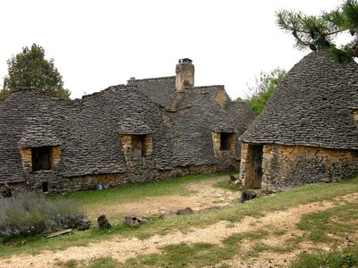 Vue des Cabanes de Breuil - French School