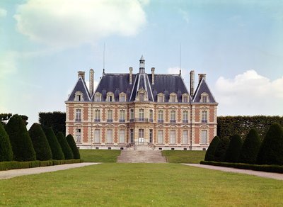 Vue du château - French School