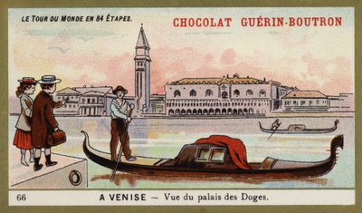 Vue du Palais des Doges, Venise - French School