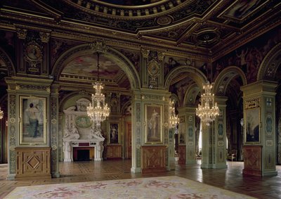 Vue de la Salle des Arts, après 1871 - French School
