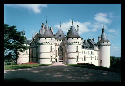 Vue du château - French School