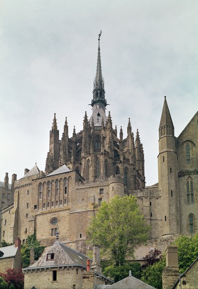 Vue du chevet de l