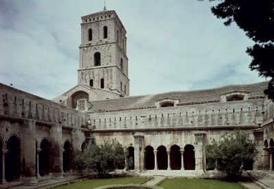 Vue du cloître - French School