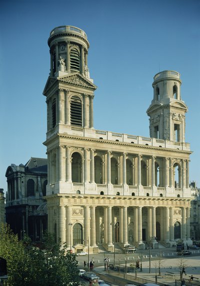 Vue de la façade de l
