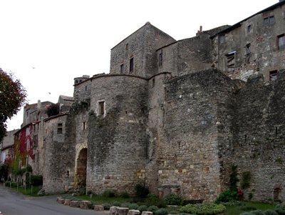 Vue du village fortifié - French School