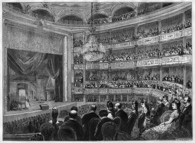 Vue de la salle de théâtre de l