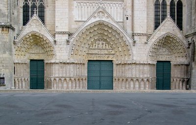 Vue de la façade ouest - French School