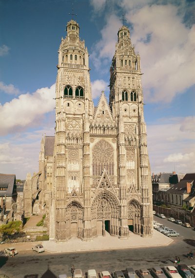Vue de la façade ouest, XIIIe-XVe siècle - French School