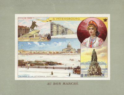 Vues de Saint-Pétersbourg - French School
