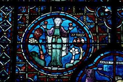 Vierge, de la fenêtre du zodiaque - French School