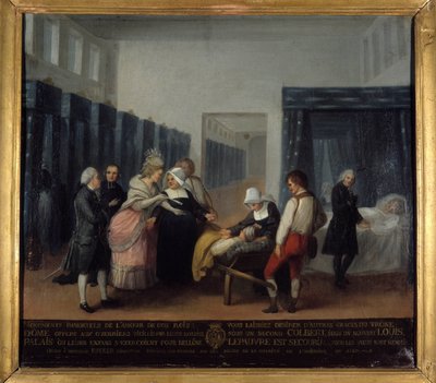 Visite de M. et Mme Necker à l