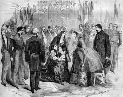 Visite de Napoléon III (1808-1873) et de l