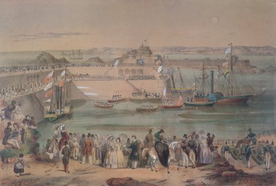 Visite de la reine Victoria à Jersey en 1846, 1847 - French School