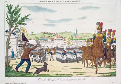 Vive les Français !, Départ des troupes étrangères, 1818 - French School