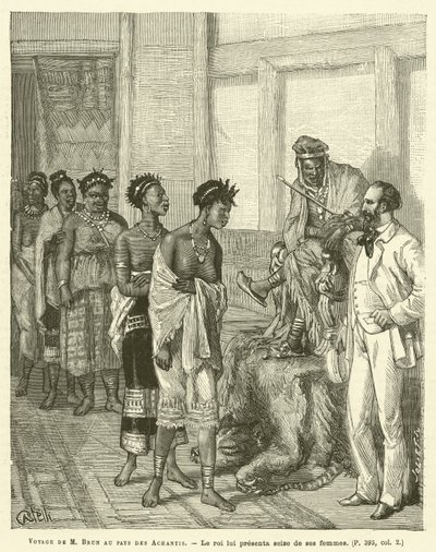 Voyage de M. Brun au pays des Achantis - French School