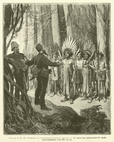 Voyage De M H Coudreau Au Territoire Indien De Guyane - French School