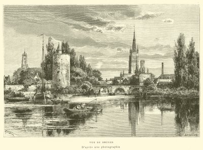 Vue de Bruges - French School